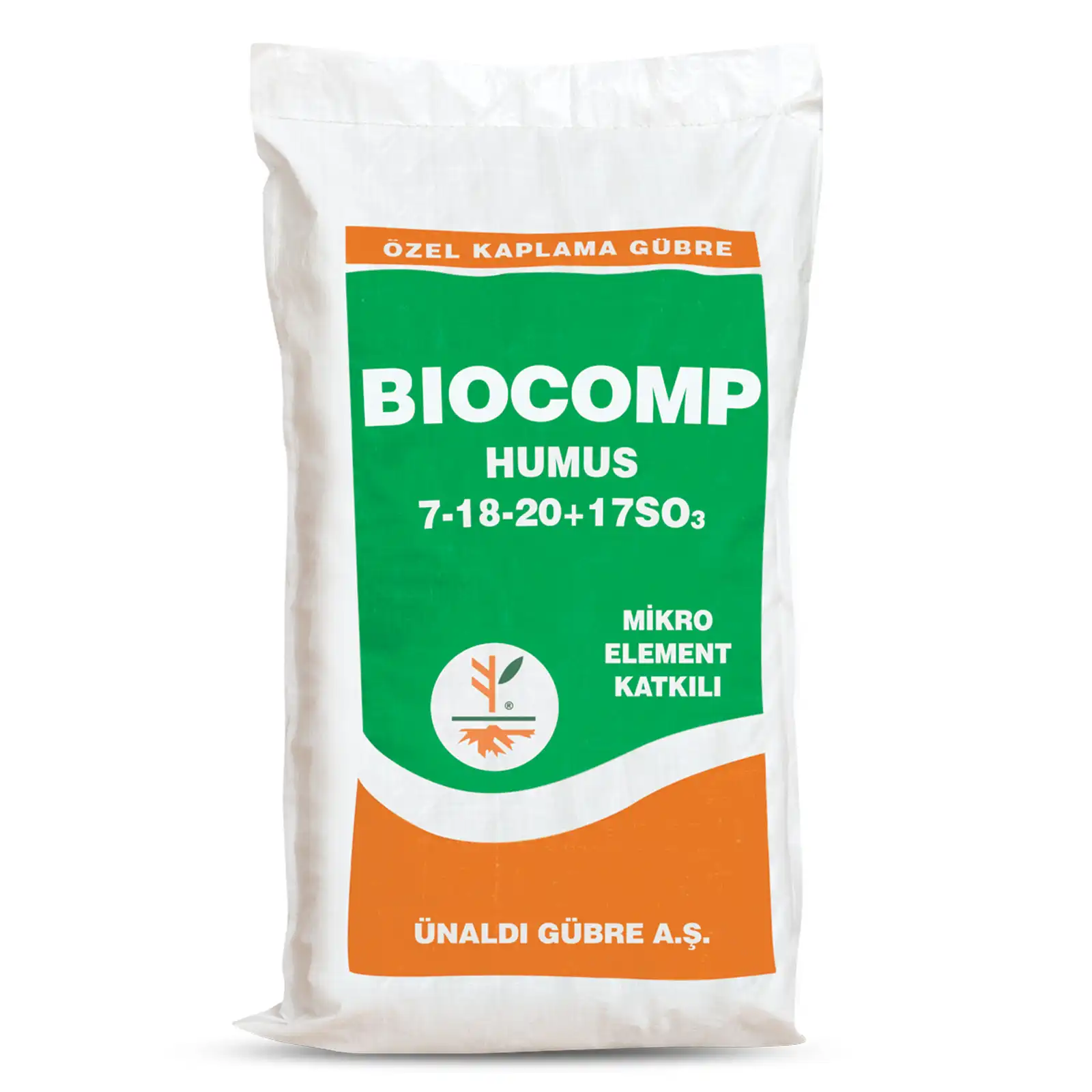 Biocomp 7-18-20+17 SO3 organomineral gübre içerik tablosu %20 potasyum ve %17 kükürt
