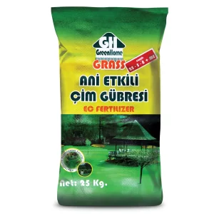 Gh Grass 25-5-8+ME ani etkili çim gübresi %25 azot içerikli analiz tablosu