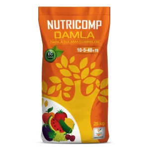Nutricomp 10-5-40+TE NPK damlama gübresi %40 potasyum içerikli analiz tablosu